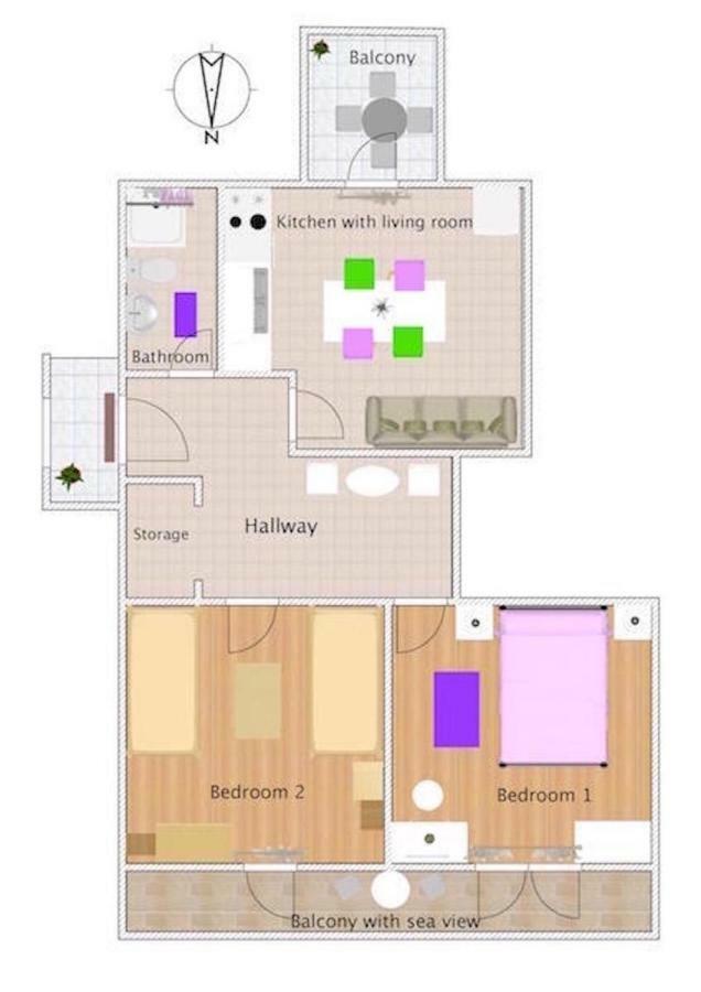 Apartments Villa Ana Drvenik Mali Eksteriør billede